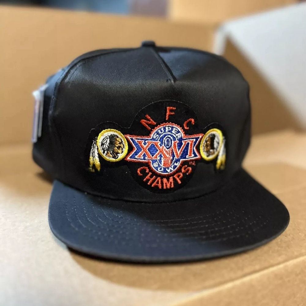 Washington Redskins Super Bowl XXVI Vintage NFC Champs Snapback Hat